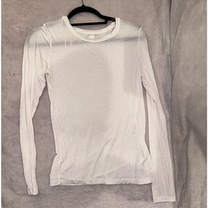 White long sleeve tee from H&M very soft material size S
